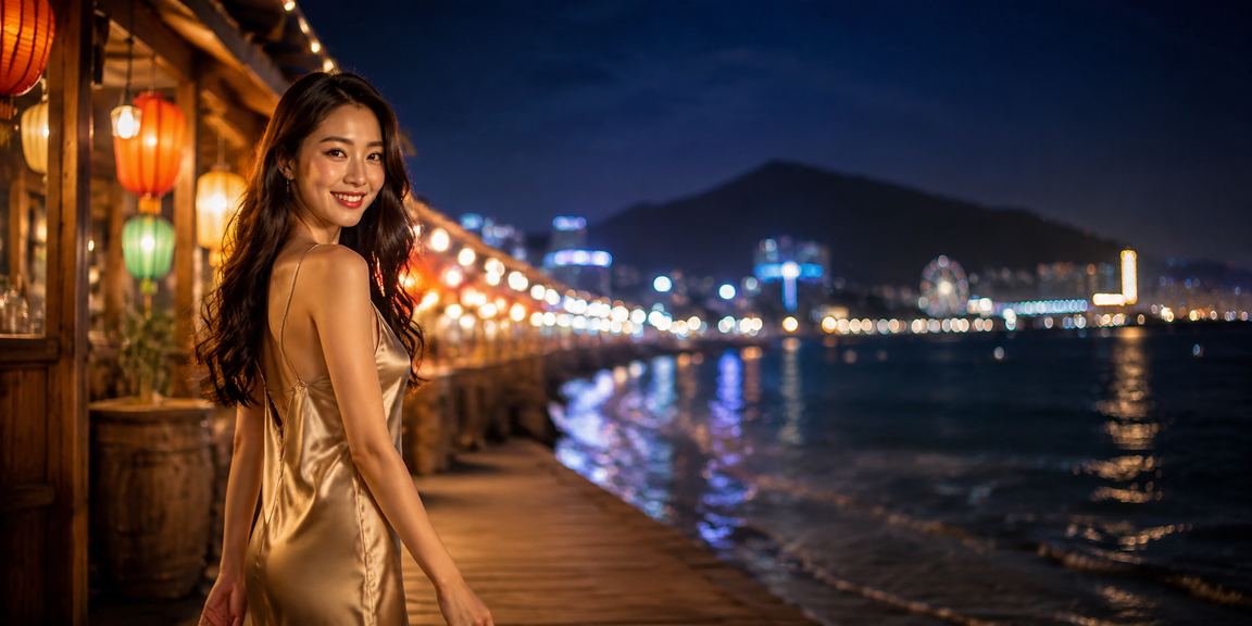 Cảnh biển Vũng Tàu với không khí giải trí và cà phê đặc trưng Việt Nam